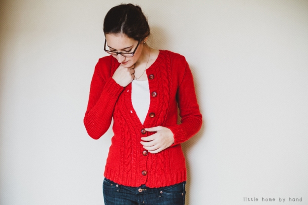 Knitting a fall wardrobe - Alpengluhen Cardigan | little home by hand blog